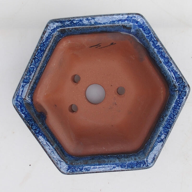 Bonsaischale 13 x 12 x 7 cm, Farbe blau