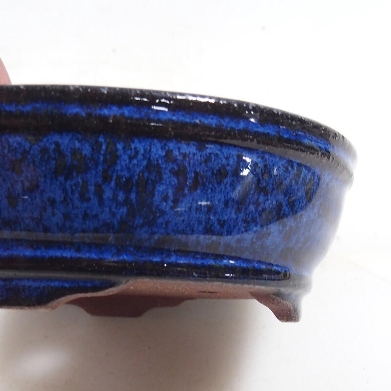 Bonsaischale 15,5 x 11,5 x 4,5 cm, Farbe blau