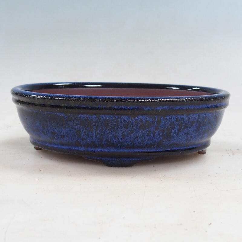 Bonsaischale 15,5 x 11,5 x 4,5 cm, Farbe blau