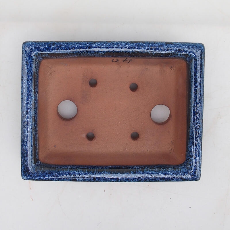 Bonsaischale 15 x 12 x 4 cm, Farbe blau