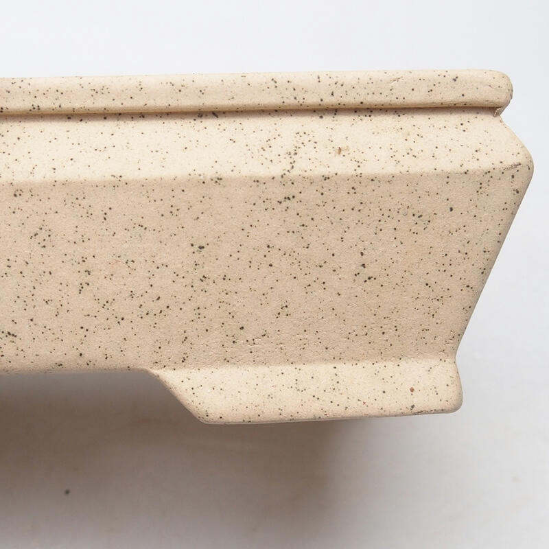 Bonsaischale 16,5 x 11,5 x 5 cm, Farbe Beige