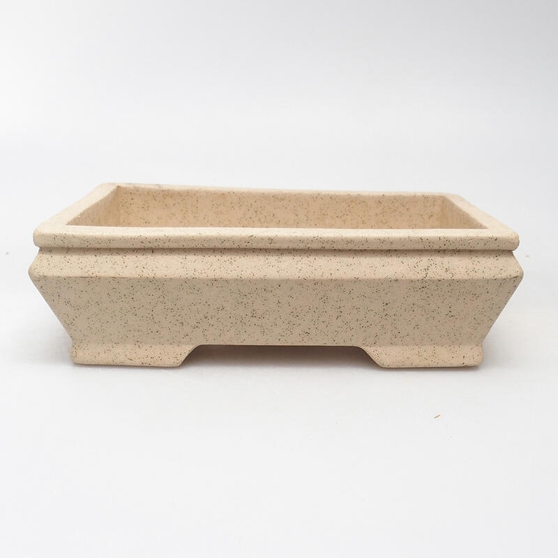 Bonsaischale 16,5 x 11,5 x 5 cm, Farbe Beige