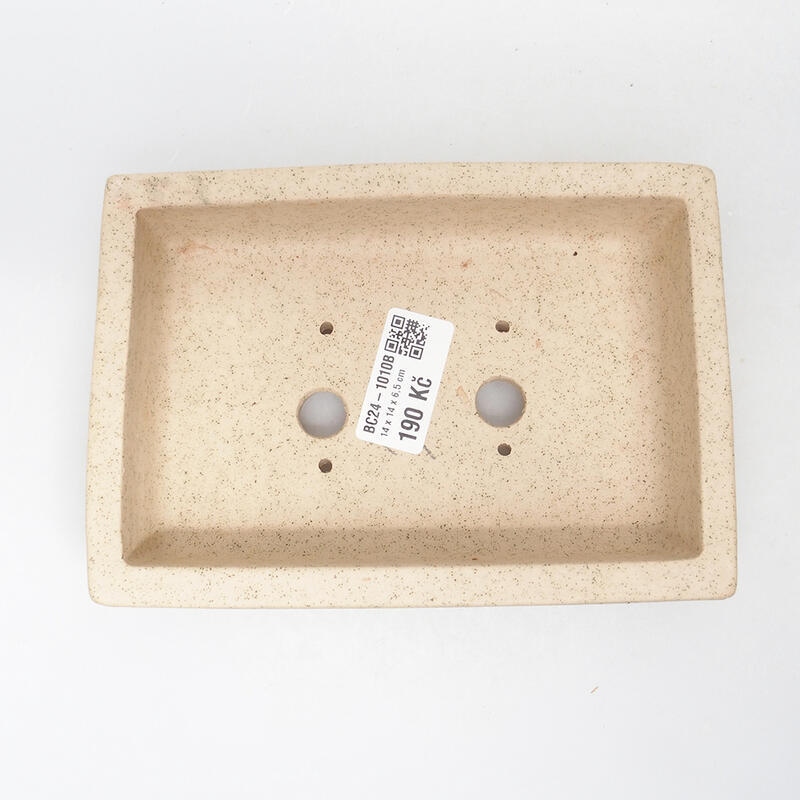 Bonsaischale 16,5 x 11,5 x 5 cm, Farbe Beige