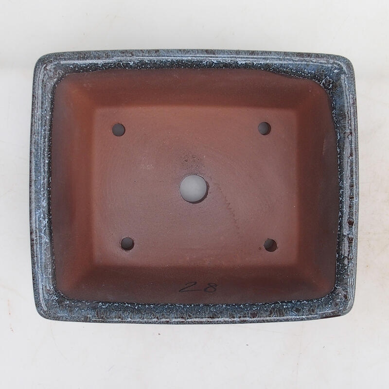 Bonsaischale 17 x 15 x 6,5 cm, Farbe Burgund