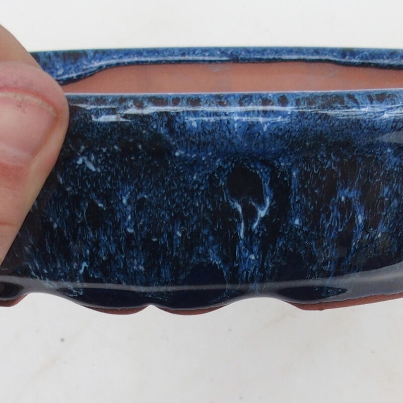 Bonsaischale 18,5 x 15 x 4,5 cm, Farbe blau