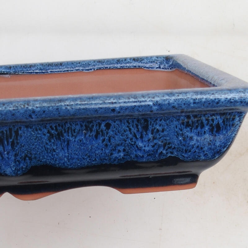 Bonsaischale 21 x 16,5 x 4,5 cm, Farbe blau