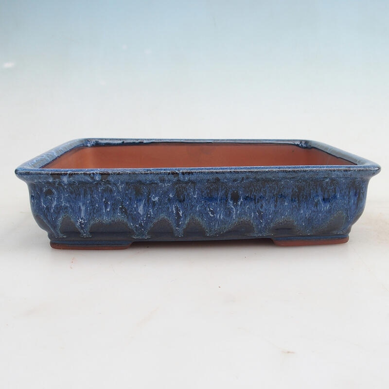 Bonsaischale 25 x 21 x 5,5 cm, Farbe blau