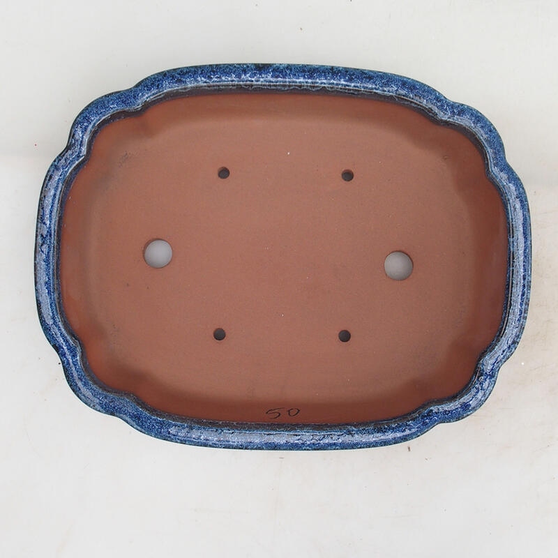 Bonsaischale 27 x 21 x 6,5 cm, Farbe blau