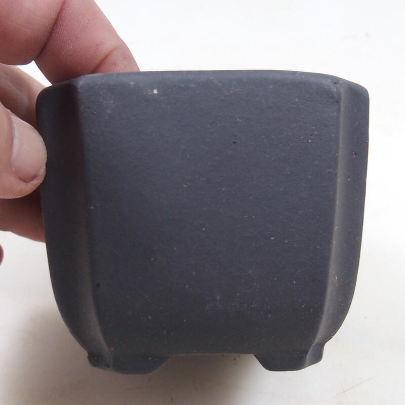 Bonsaischale 7 x 7 x 6 cm, Farbe schwarz