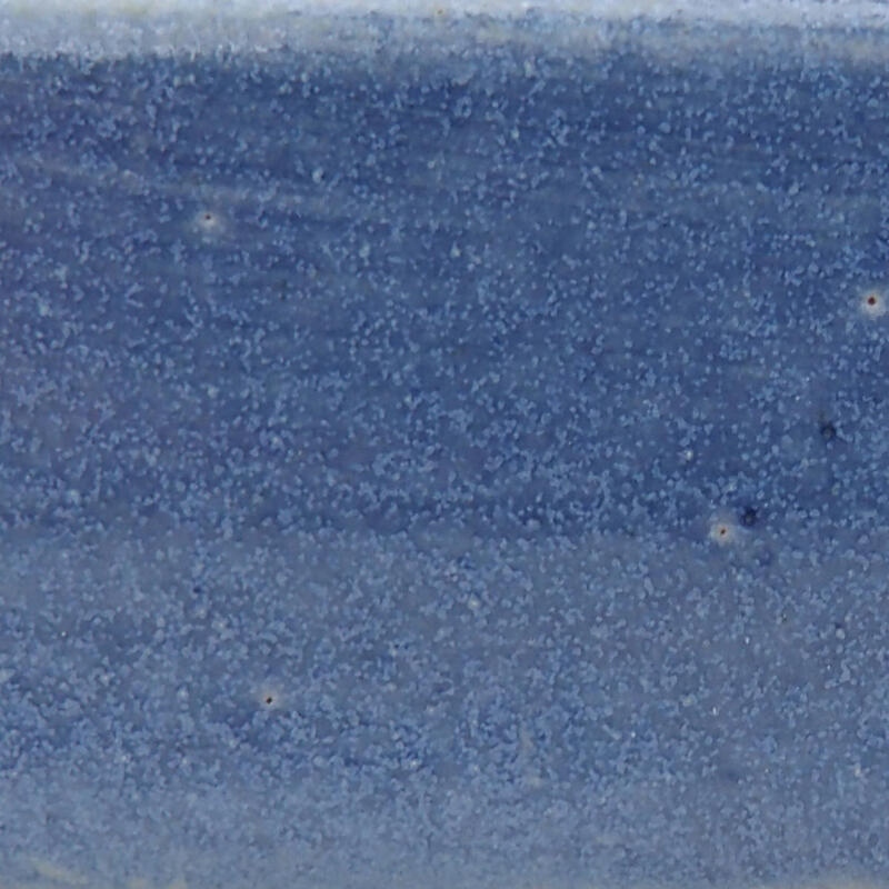 Keramik-Bonsaischale 11 x 9,5 x 3 cm, Farbe Blau