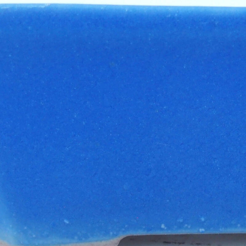 Keramik-Bonsaischale 13 x 10,5 x 4 cm, Farbe Blau