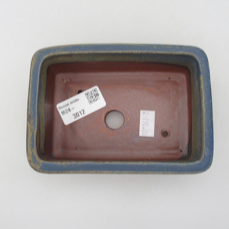 Keramik-Bonsaischale 13 x 9 x 4,5 cm, Farbe Blau