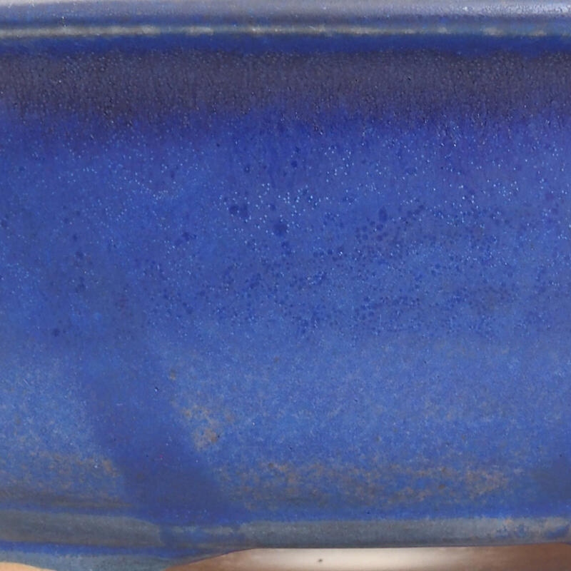 Keramik-Bonsaischale 15,5 x 12 x 6 cm, Farbe Blau