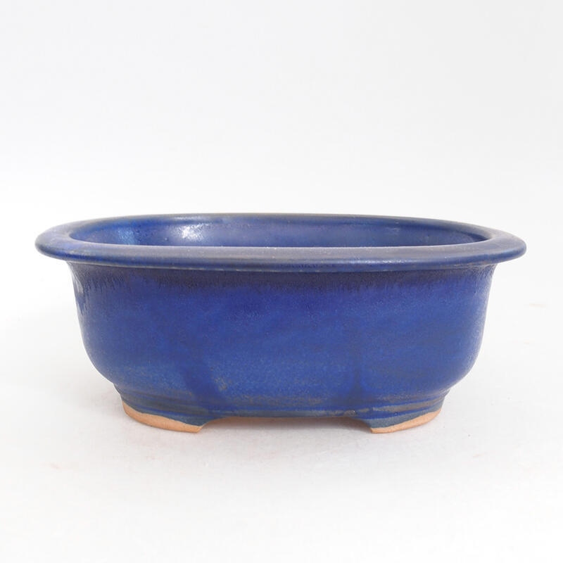 Keramik-Bonsaischale 15,5 x 12 x 6 cm, Farbe Blau