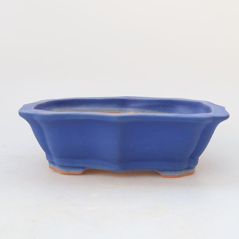 Keramik-Bonsaischale 15 x 11 x 5 cm, Farbe Blau