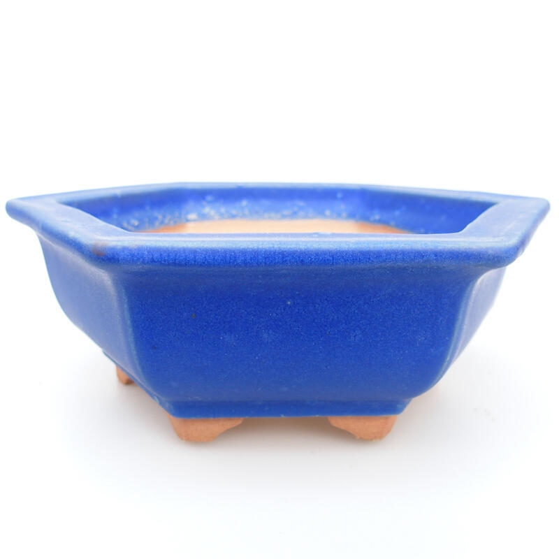 Bonsaischale aus Keramik 15 x 14 x 5,5 cm, Farbe blau