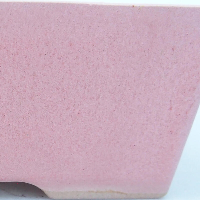 Keramik-Bonsaischale 16 x 12 x 5,5 cm, Farbe rosa