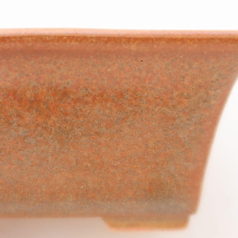 Keramik-Bonsaischale 8,5 x 6 x 4 cm, Farbe braun