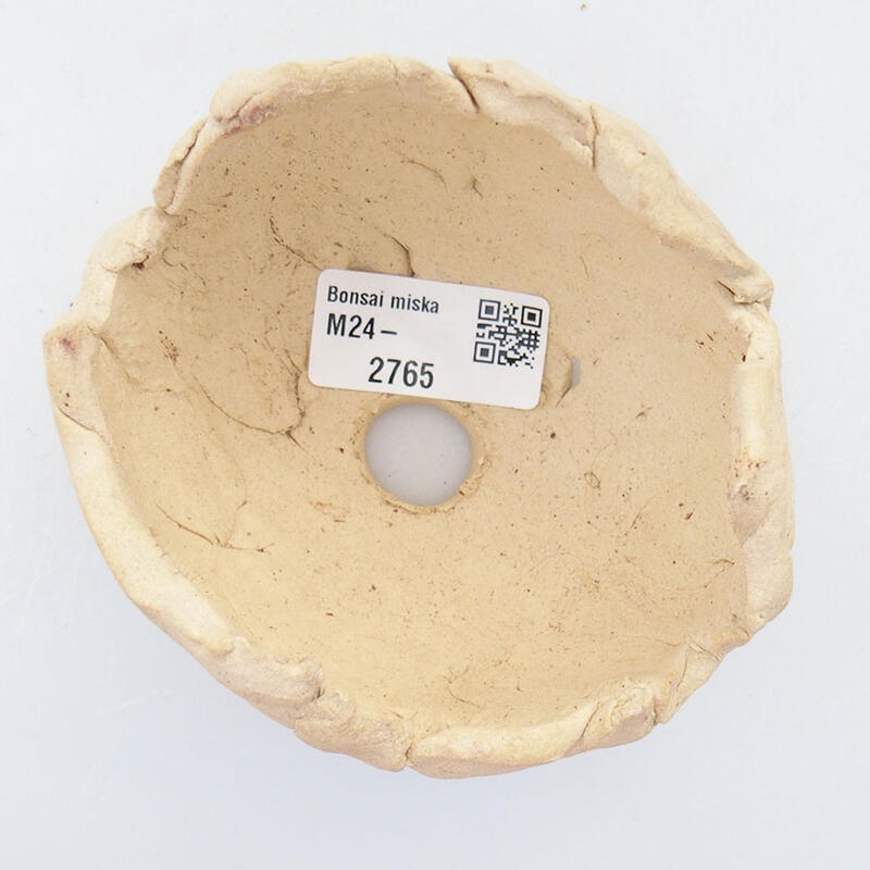 Keramikschale 11 x 9 x 6,5 cm, beige Farbe