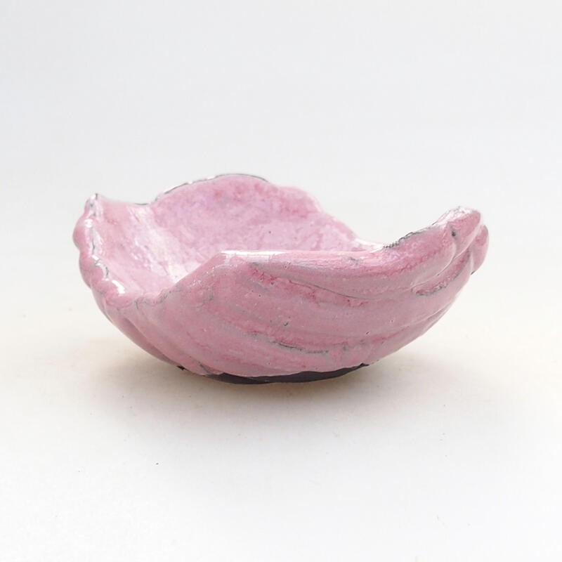 Keramikschale 7,5 x 6,5 x 3,5 cm, Farbe rosa