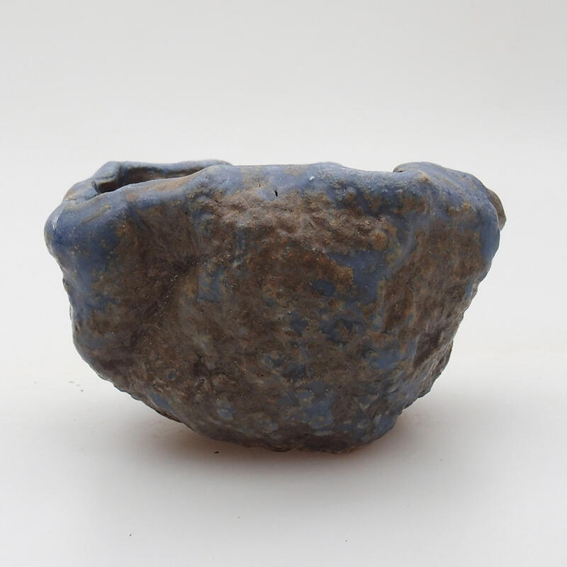 Keramikschale 7,5 x 6 x 5 cm, Farbe blaubraun