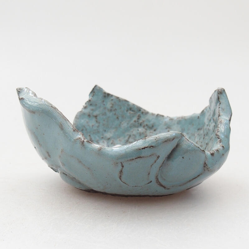 Keramikschale 7,5 x 7 x 4 cm, Farbe blau