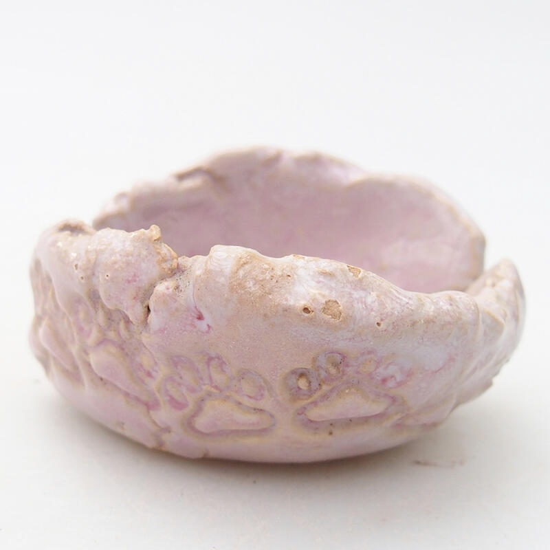 Keramikschale 7 x 6,5 x 4 cm, Farbe rosa