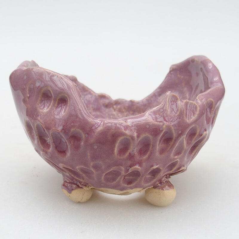 Keramikschale 9,5 x 8 x 6 cm, Farbe Lila