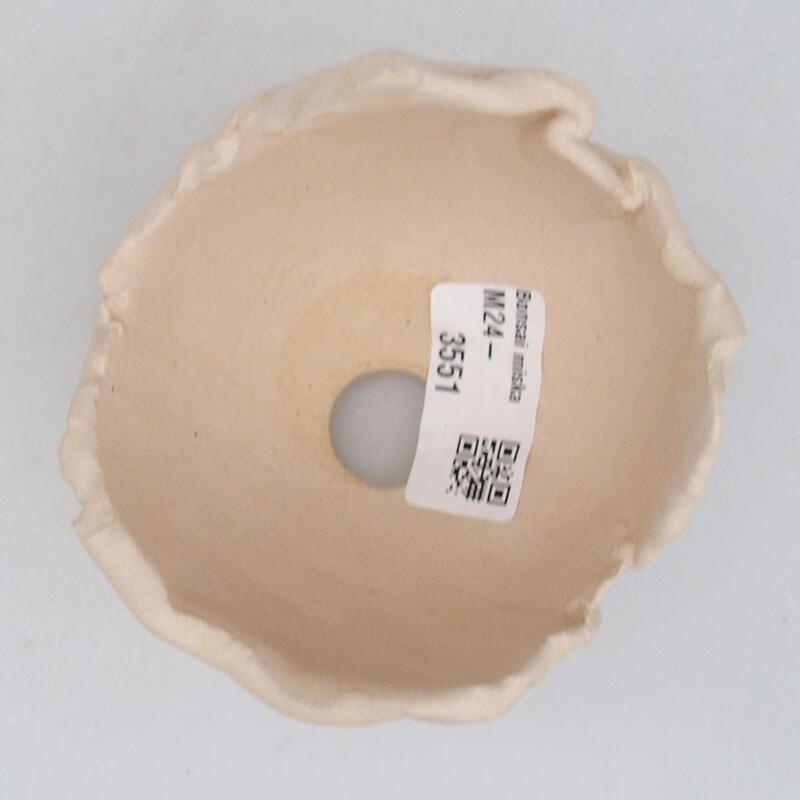 Keramikschale 9 x 8,5 x 7 cm, Farbe Beige