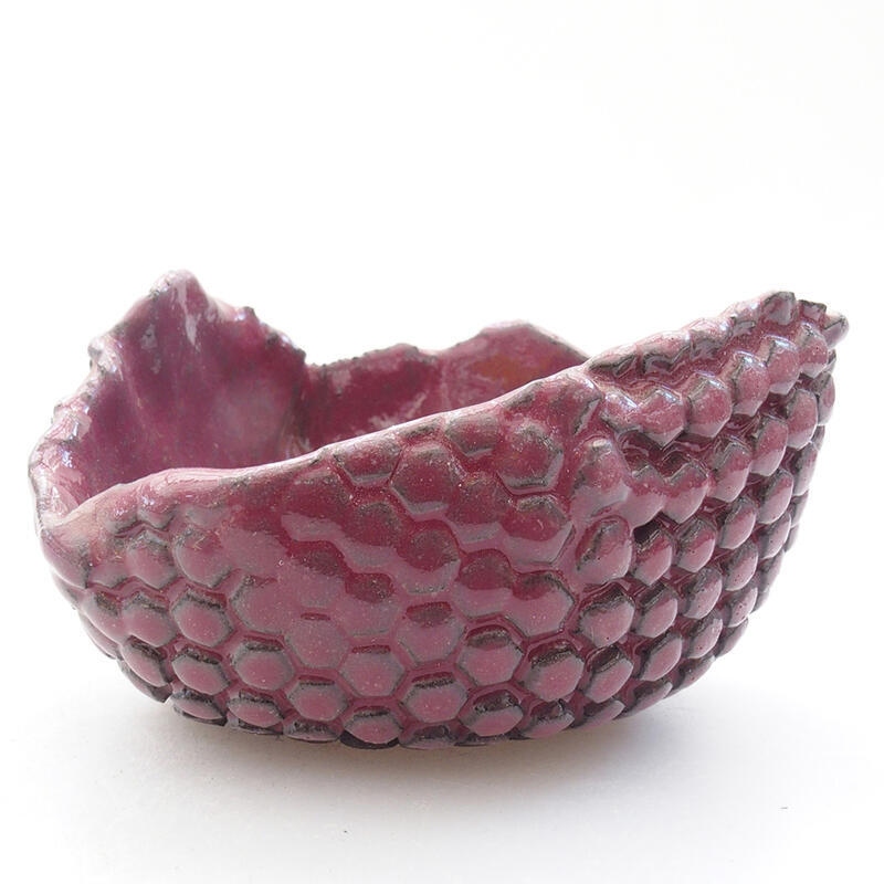 Keramikschale 9 x 8 x 5 cm, Farbe rosa