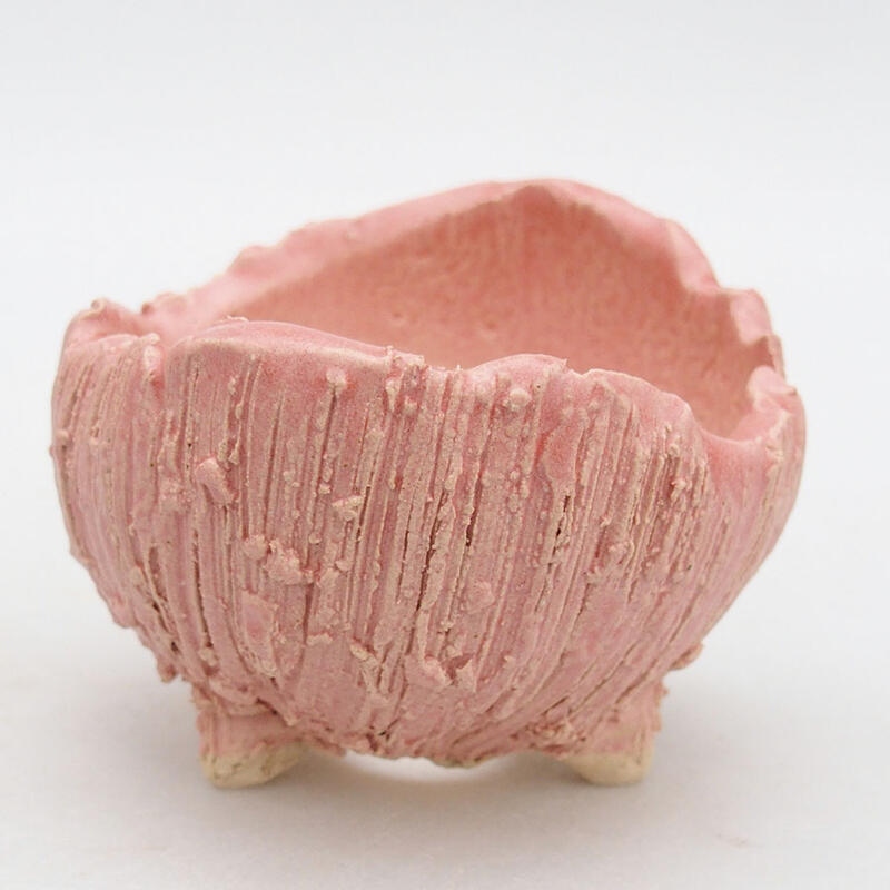 Keramikschale 9 x 9 x 7 cm, Farbe rosa