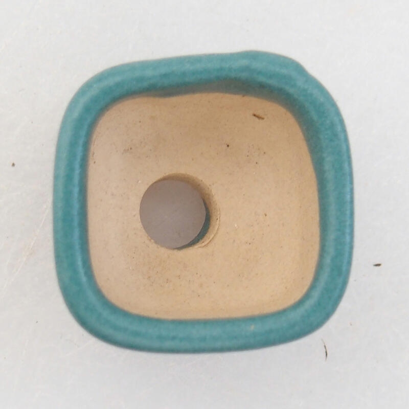 Mini-Bonsaischale 2 x 2 x 1,5 cm, Farbe blau