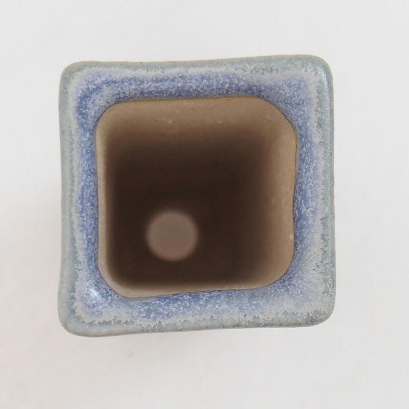 Mini-Bonsaischale 2 x 2 x 5 cm, Farbe blau