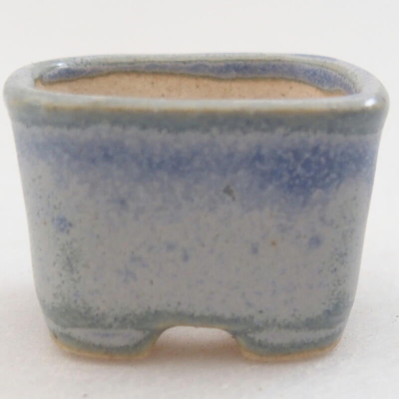 Mini-Bonsaischale 3 x 2,5 x 2 cm, Farbe blau