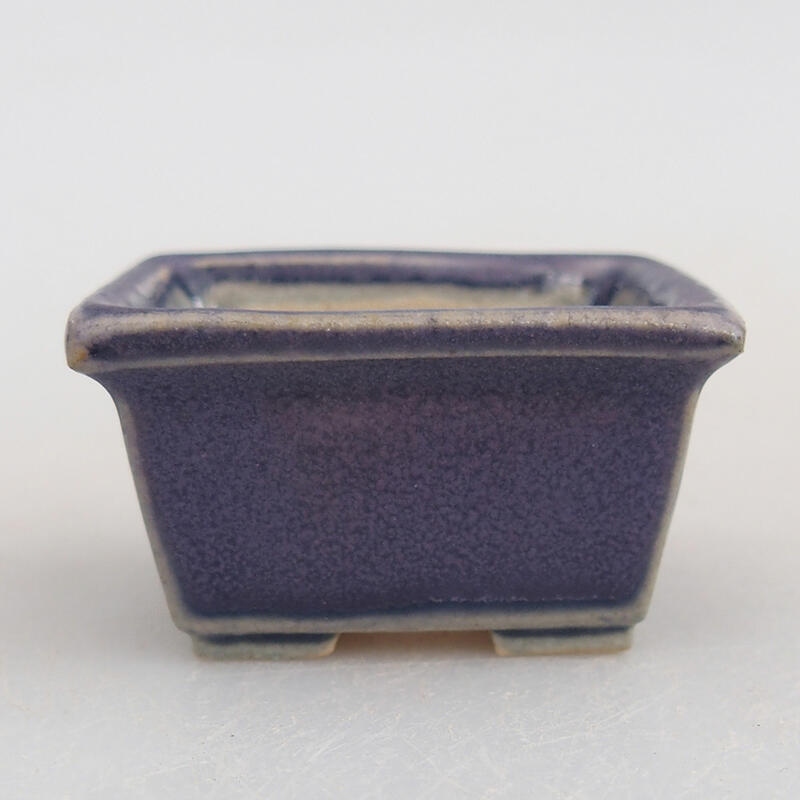 Mini-Bonsaischale 4 x 3,5 x 2 cm, Farbe Lila