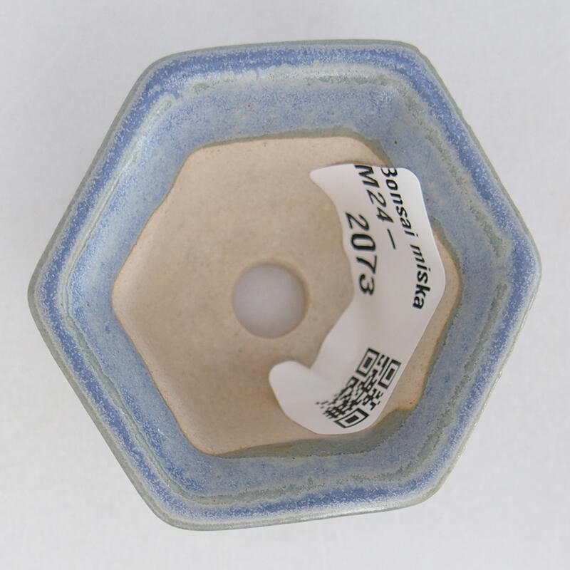 Mini-Bonsaischale 5,5 x 5 x 3 cm, Farbe blau