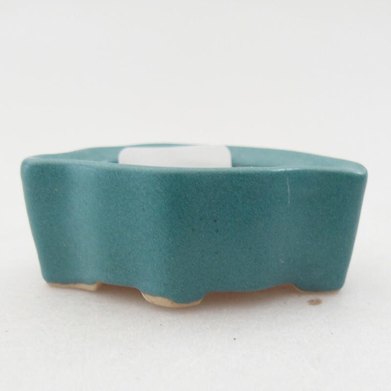 Mini-Bonsaischale 5 x 3,5 x 2 cm, Farbe blau