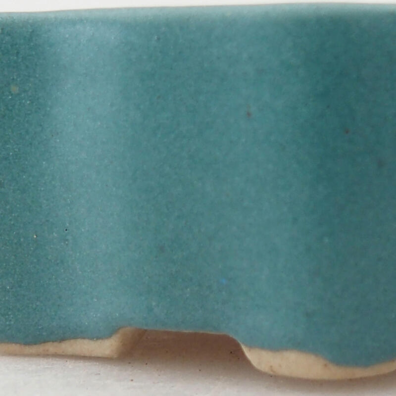 Mini-Bonsaischale 5 x 3,5 x 2 cm, Farbe blau