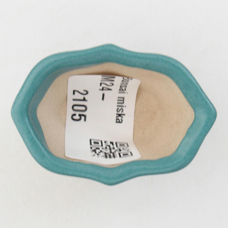 Mini-Bonsaischale 5 x 3,5 x 3 cm, Farbe blau