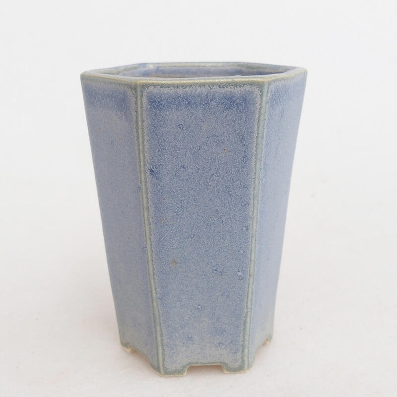 Mini-Bonsaischale 5 x 4,5 x 6,5 cm, Farbe blau