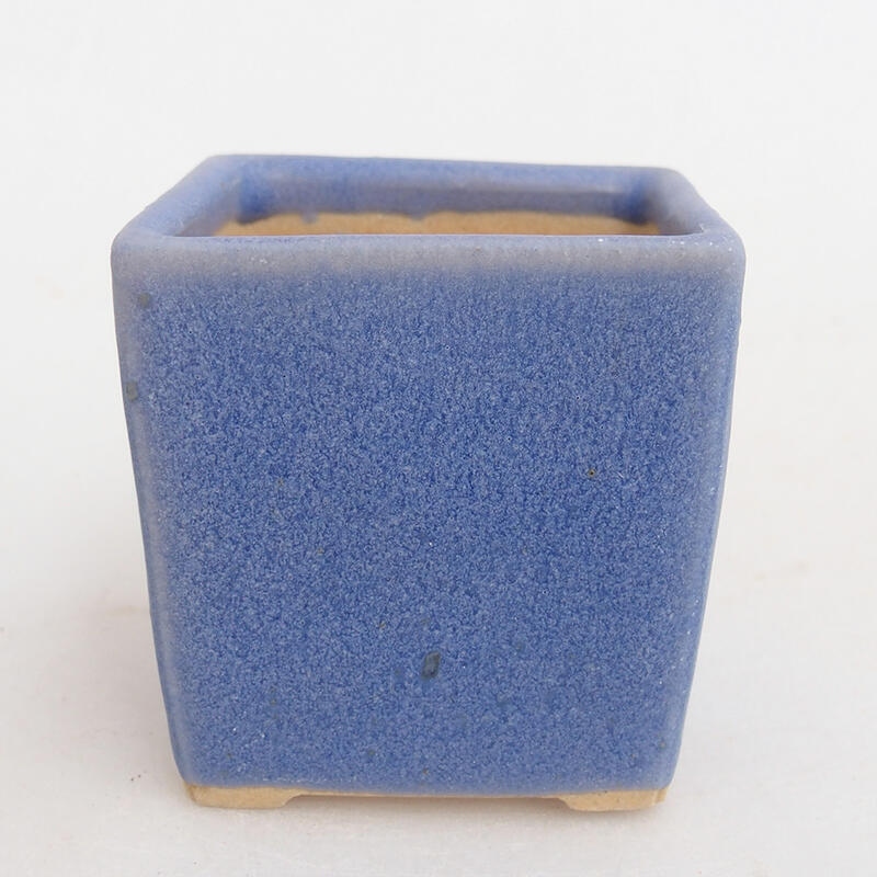 Mini-Bonsaischale 5 x 5 x 5 cm, Farbe blau