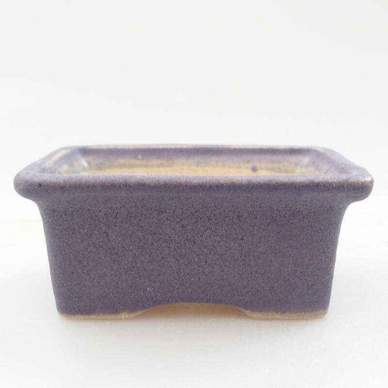 Mini-Bonsaischale 6 x 4,5 x 2,5 cm, Farbe Lila