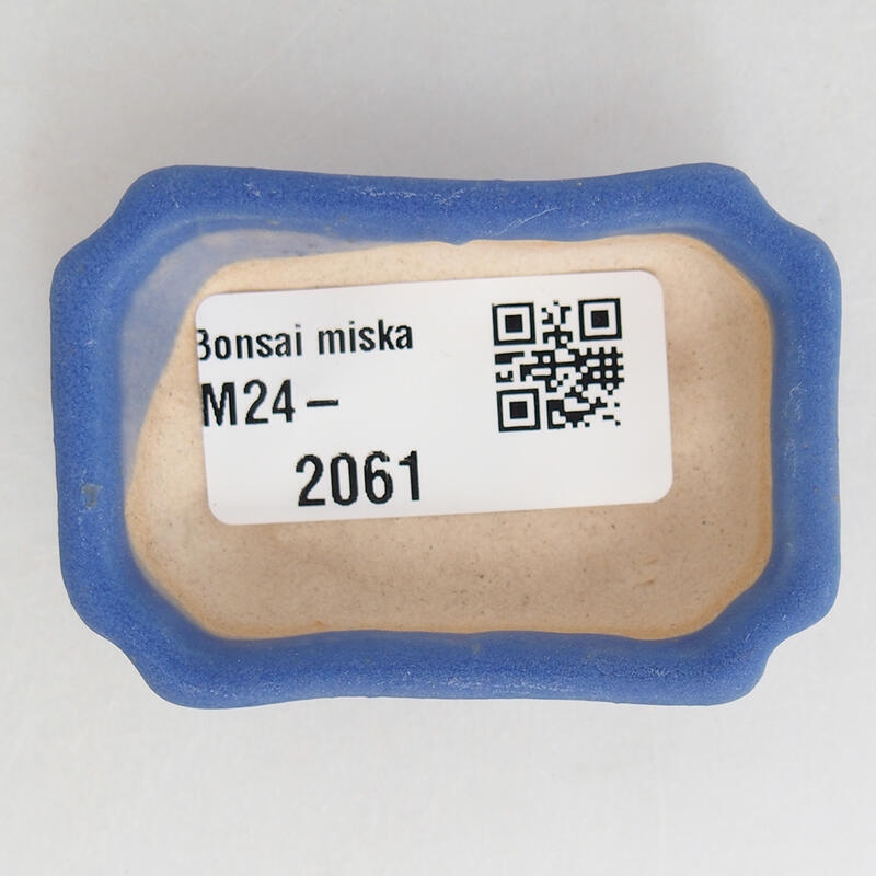 Mini-Bonsaischale 6 x 4 x 2 cm, Farbe blau