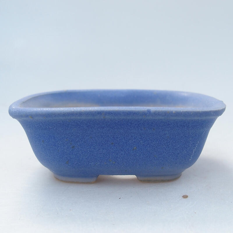 Mini-Bonsaischale 8 x 6 x 3 cm, Farbe Blau